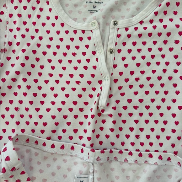 Roller Rabbit Pink Hearts Pajama Set - Picture 6 of 6